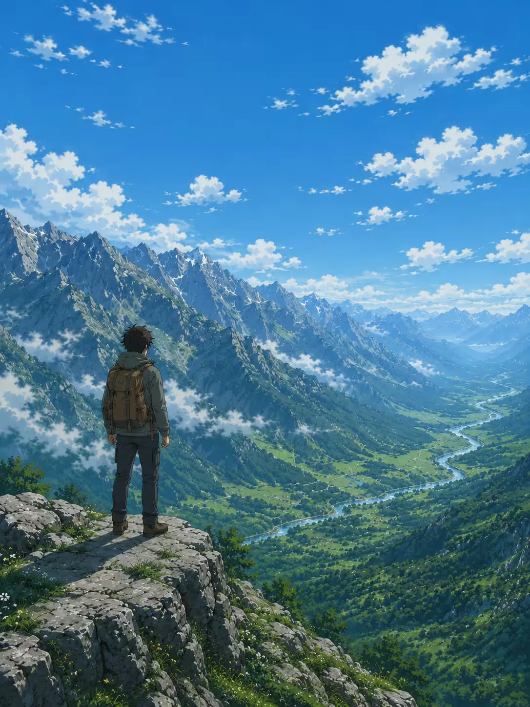 Anime style AI-generated image