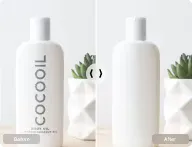 For Image Editing — before and after text removal example