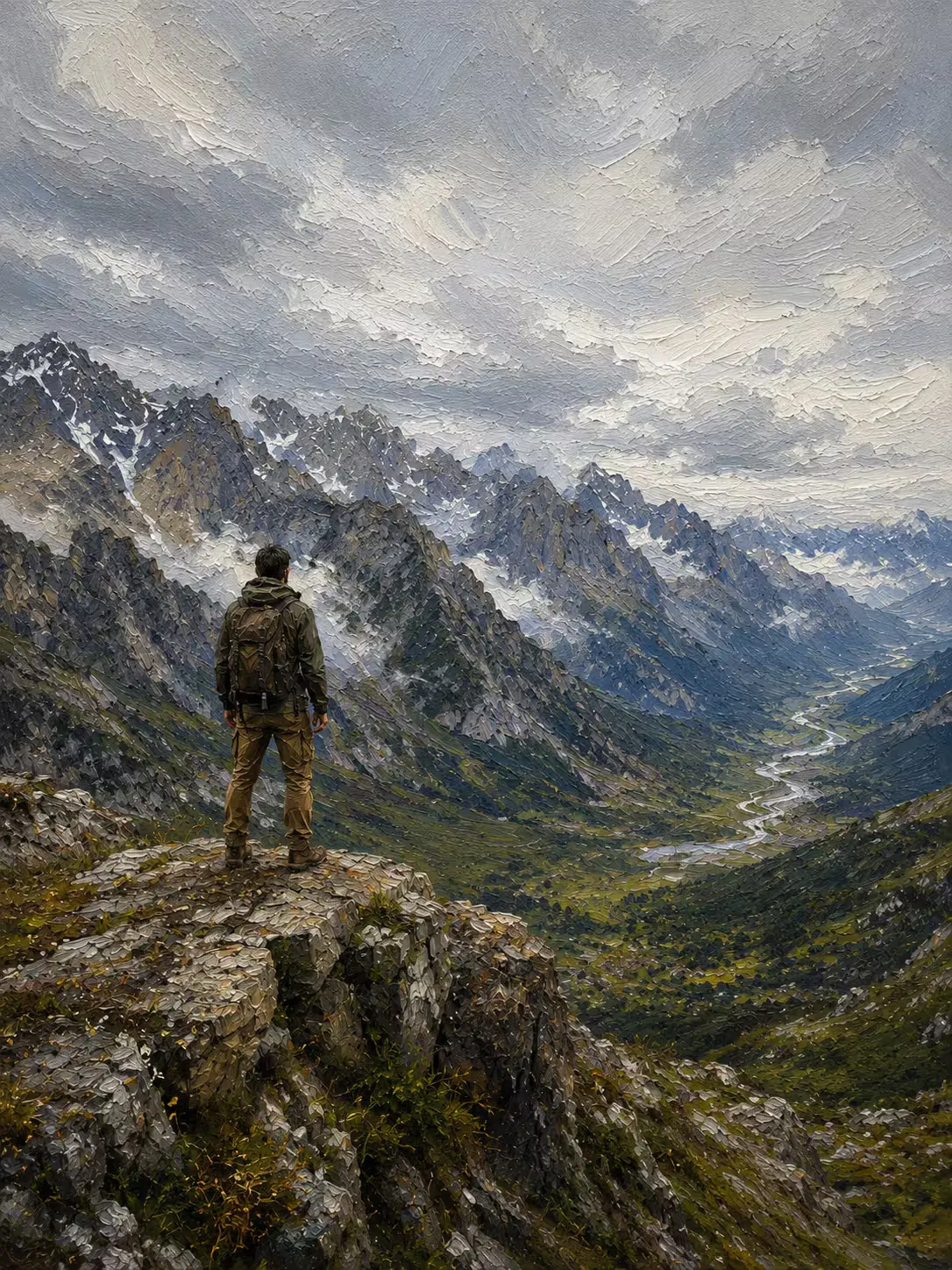 Oil Painting style AI-generated image