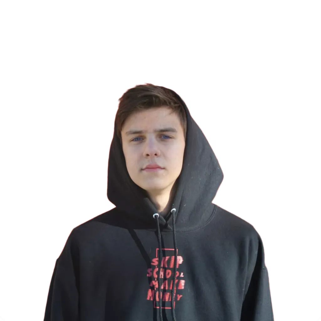 Portraits photo with background removed, transparent PNG