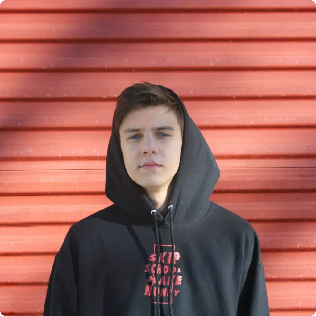 Portraits photo with original background